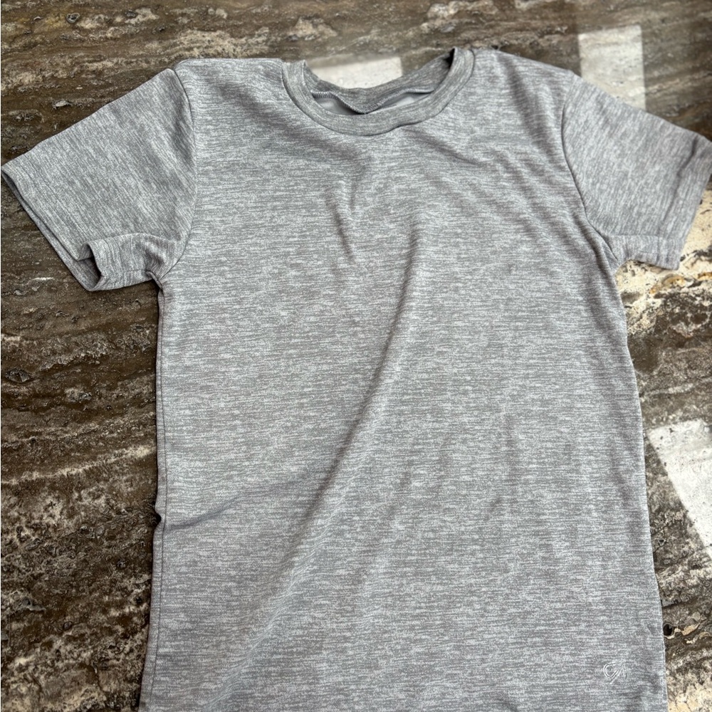 Heather Gray Kid’s Short Sleeve Tee